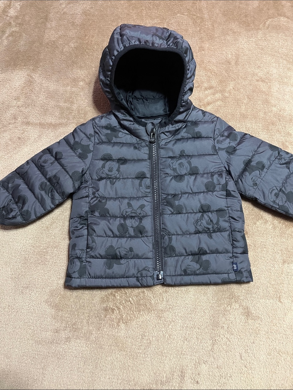 Hooded Mickey Mouse Puffer Jacket